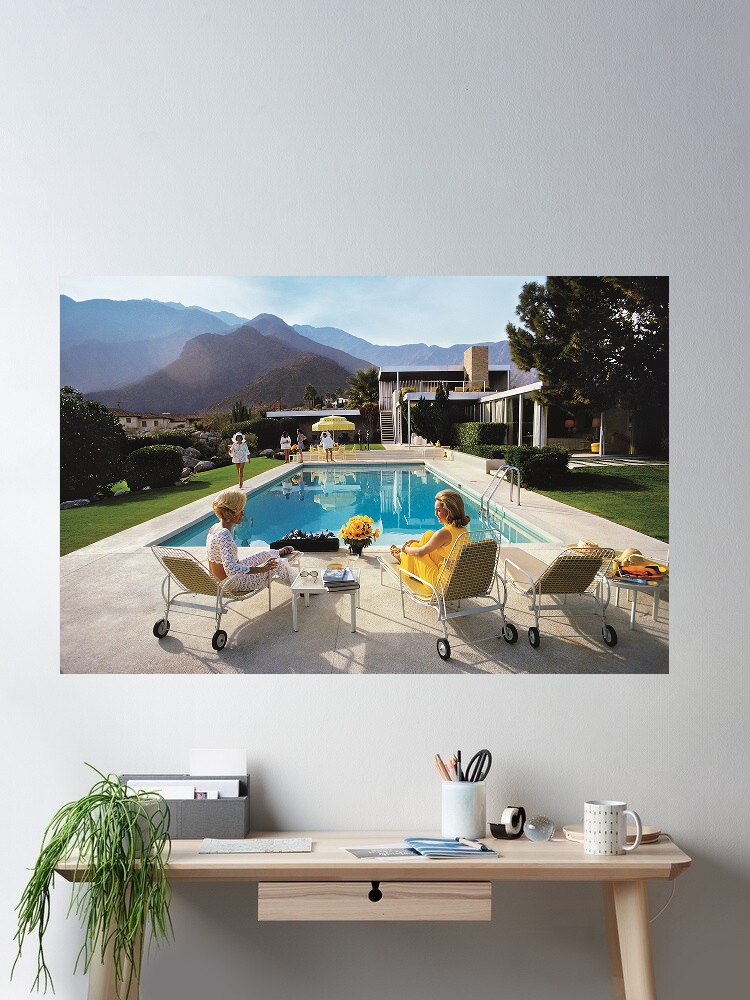 Retro Poolside Host Luxury Lif - Luxury Lifestyle Pictures recensie en prijs
