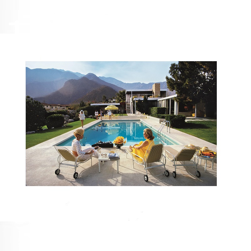 Retro Poolside Host Luxury Lif - Luxury Lifestyle Pictures recensie en prijs