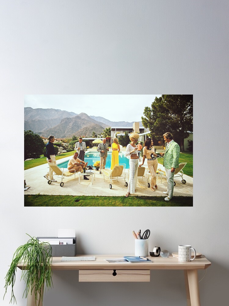 Retro Poolside Host Luxury Lif - Luxury Lifestyle Pictures recensie en prijs