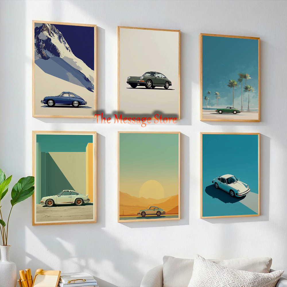 Vintage Sports Car Minimalist  - Luxury Lifestyle Pictures recensie en prijs