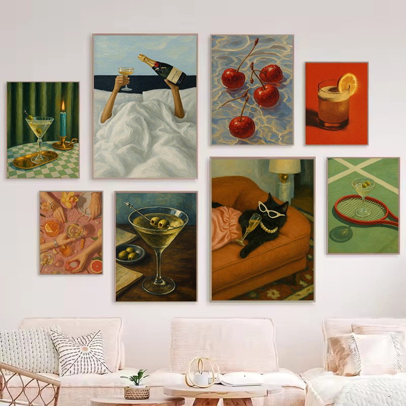1pc Frameless Vintage Black Ca - Luxury Lifestyle Pictures recensie en prijs